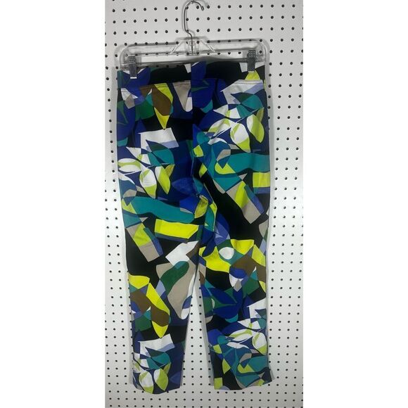 Joseph Ribkoff pantacourt geo floral printed cropped pants size 6 - Picture 8 of 13